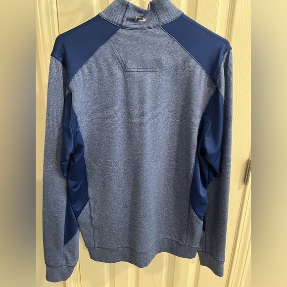 Chicago Cubs Cutter & Buck Eco Knit Stretch Quarter-Zip Pullover - Picture 2 of 4